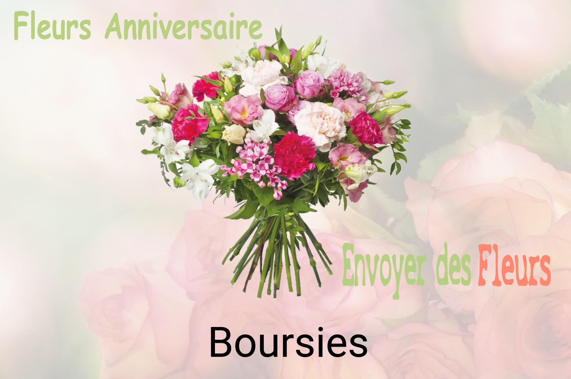 Bouquet de fleurs d’anniversaire livré à Boursies